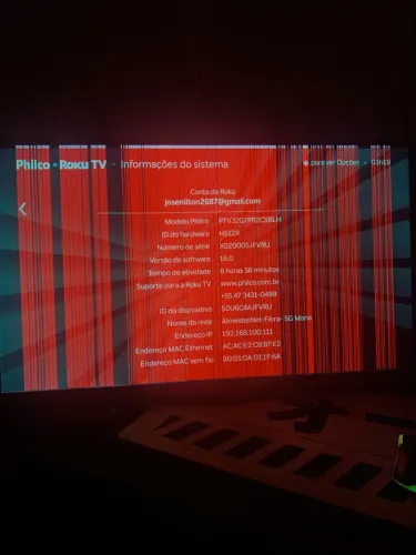 Smart TV Philco 32" Roku TV (PTV32G7PR2CSBLH) - Para Conserto ou Peças
