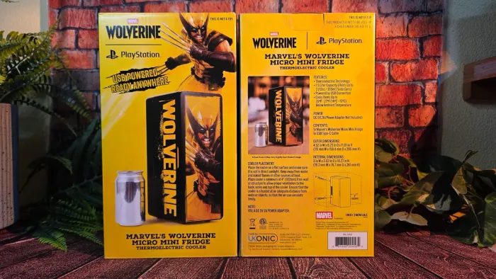 Mini Geladeira Marvels Wolverine Playstation
