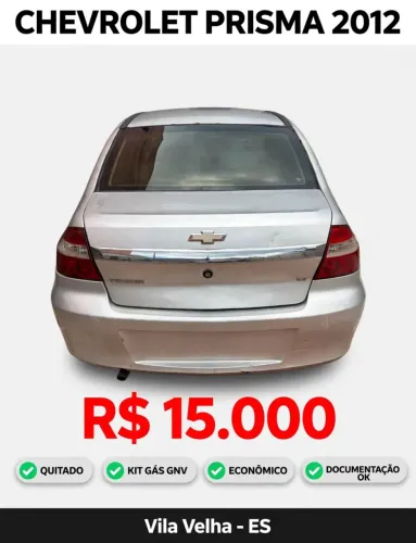 Chevrolet Prisma Sed. Maxx/ LT 1.4 8V Econof. 4P 2012