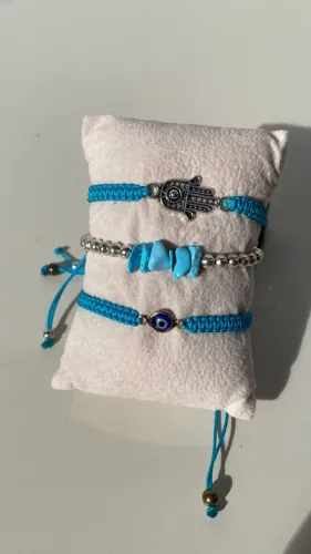 Kit pulseira macrame