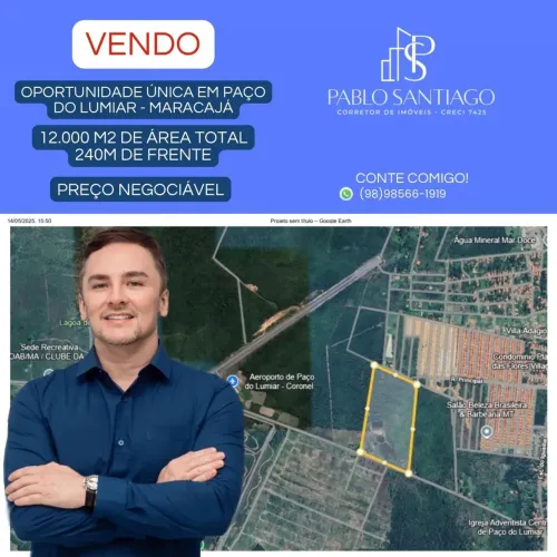 Excelente Terreno para venda em Paço do Lumiar