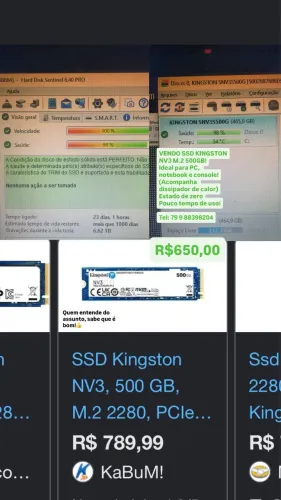 SSD KINGSTON NV3 M.2 500GB