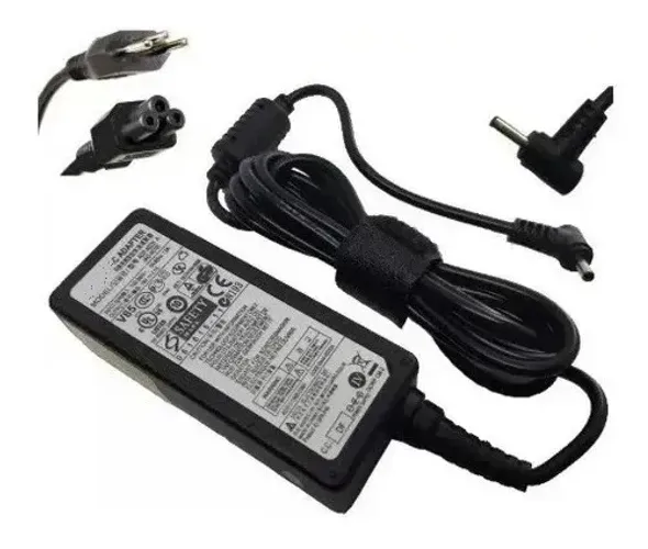 Fonte 19v 3.16a Para Samsung ultra  Pino fino (Jk  Eletrônicos) Atacado e Varejo