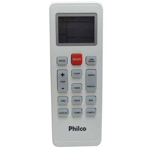 Controle remoto ar condicionado Philco botão vermelho