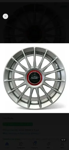 Jogo de Rodas 17 Polegas BAR New Sunline + Pneus 205/40Z R17 novos