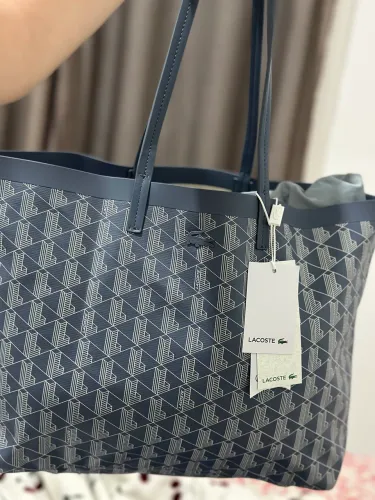 Bolsa Lacoste autêntica nova