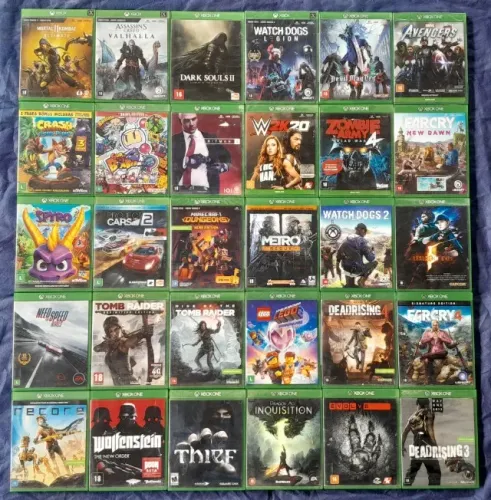Jogos Xbox One Troca ou Venda - Valores variados