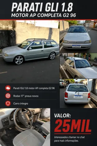 Volkswagen Parati Glsi 2.0 / GLS/ Surf 1.8 (álcool) 1996