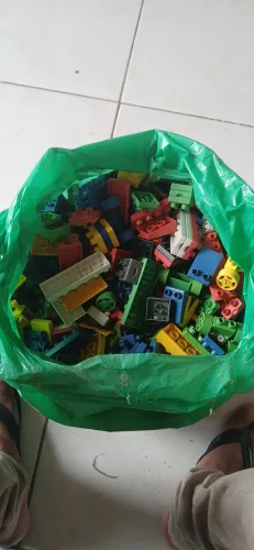 Brinquedo Lego + Patins