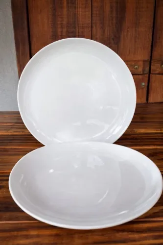 Pratos de Vidro para Restaurante - 26,5 cm (15 unidades)