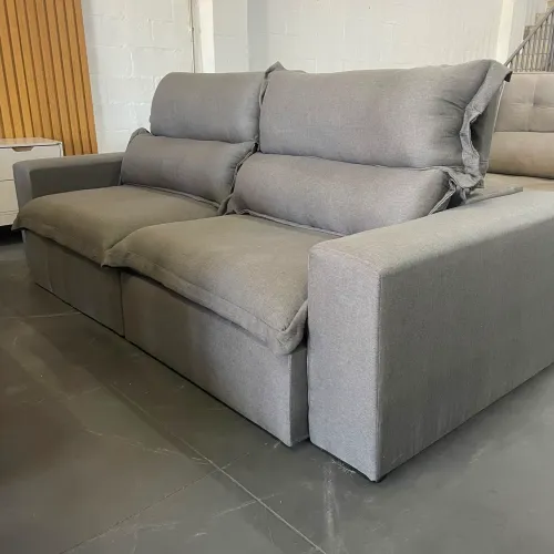 Sofá retrátil reclinávei 2.40m