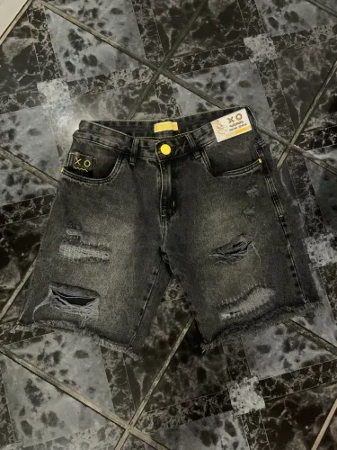 Bermuda jogador brow jeans