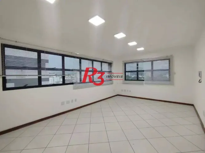 Sala para alugar, 35 m² por R$ 3.000,00/mês - Aparecida - Santos/SP