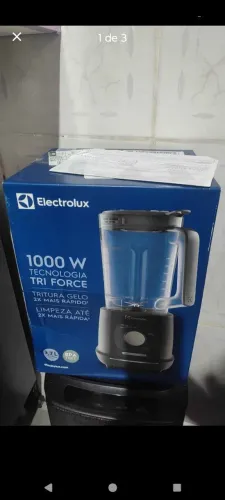 Liquidificador eletrolux 1000  cinza