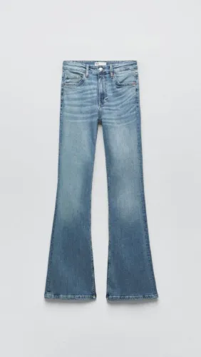 Calça Flare Jeans Zara feminina Tam 34