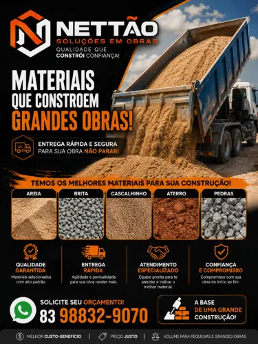 Areia - brita - aterro - etc.