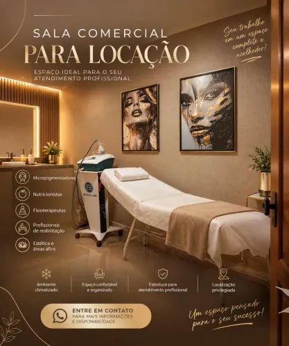 Alugo sala em clínica de ESTÉTICA INTEGRATIVA