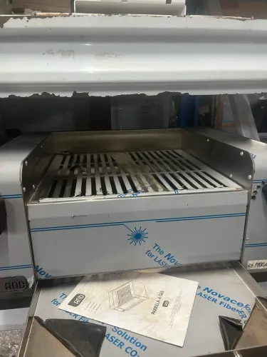 CHURRASQUEIRA PARRILLA A GÁS ANODILAR INOX 2 QUEIMADORES PARCELAMOS