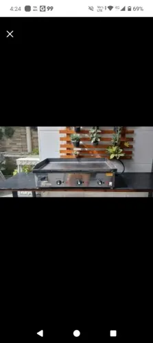 Chapa Venâncio 5.500 watts. Voltagem 220. Elétrica
