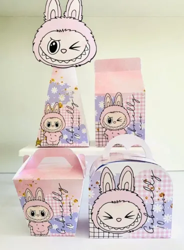 Caixinhas para Aniversário - Labubu