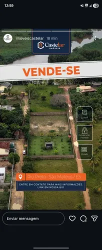 Chácara bem localizada com acesso ao Rio e murada