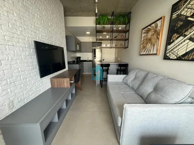 Apartamento novo 1 quarto com 1 vaga a locac Moema