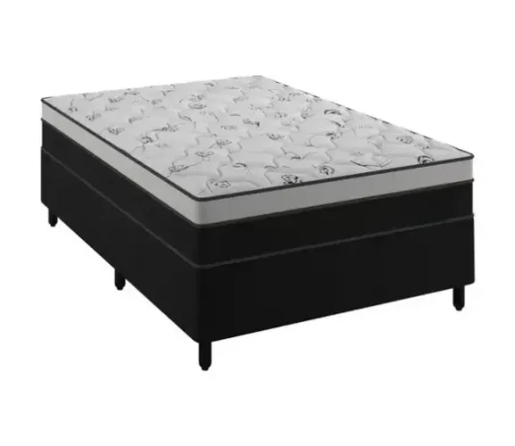 Conjunto Base com Colchão Casal de Molas Ensacadas Prime Light NOVO