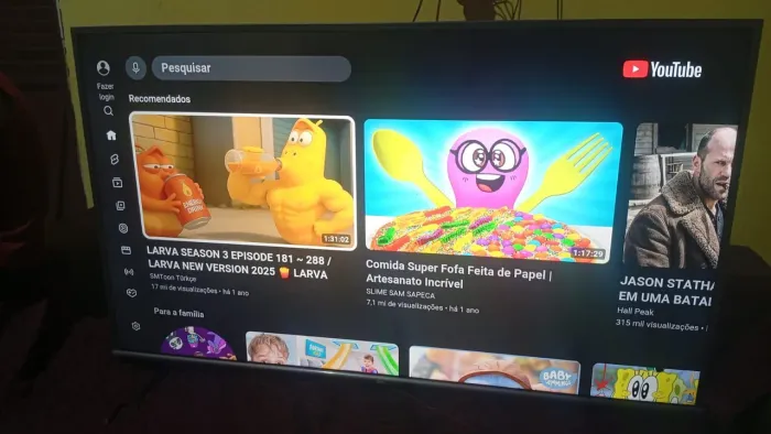 Tv 50 polegadas TCL 4k comando de voz