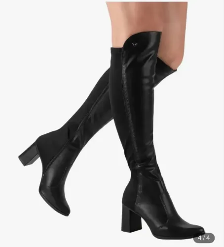 Bota Cano Longo Mississipi Feminina Salto Alto