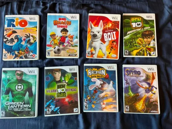 Lote Jogos Originais Wii
