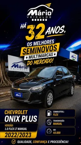 Chevrolet Onix Plus LT 1.0 12V Flex Mec. 4P 2023