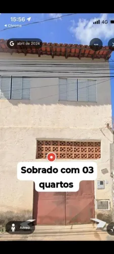 Casa sobrado com 03 quartos