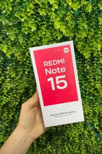 Redmi Note 15 Câmera 108MP 8/256GB Tela Amoled 120hz Aceitamos Cartões