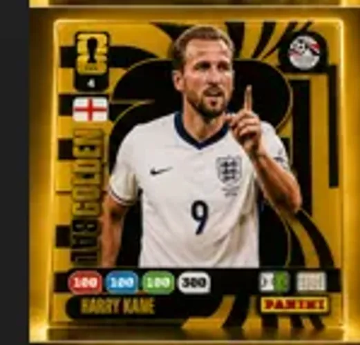 Card Golden Baller Harry Kane Panini Adrenalyn XL FIFA World Cup 2026