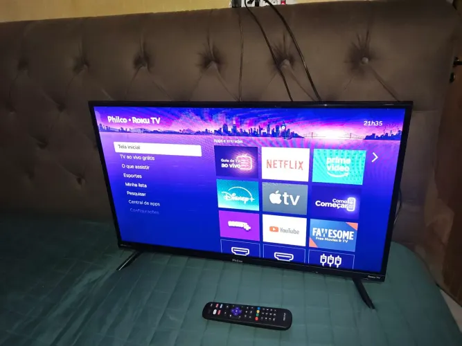 TV SMART 32"Philco Roku tv LED Wi-fi ENTREGO Goiânia Anápolis e Região Parcelo