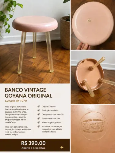 Banco Vintage 