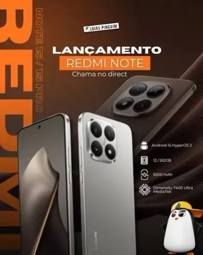  Redmi Note 15 Pro 512GB 8GB Lacrado Entrega em Toda Região ,,