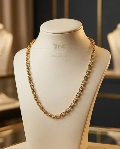 Corrente Cadeado em Ouro 18k 750