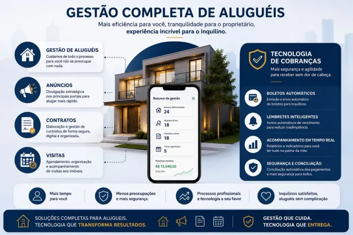 GESTÃO DE ALUGUÉIS 