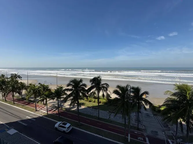 Locação Definitiva Vista Mar Todo Mobiliado !!! 3 Dormitorios 2 Vagas de Garagem e Lazer A