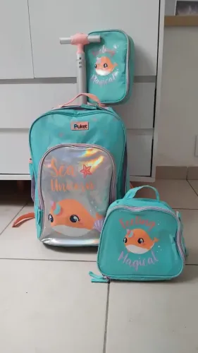 Mochila, Lancheira e Estojo Puket (originais)