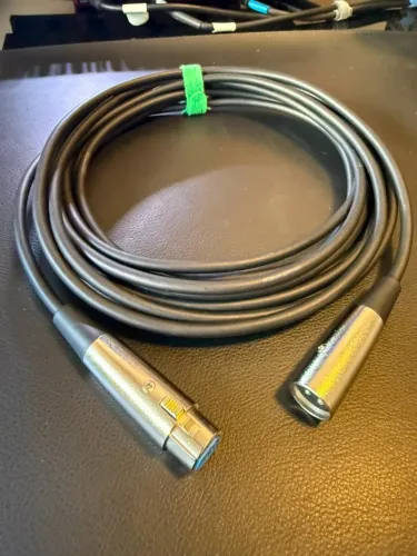 Kit 2 cabos XLR/XLR Balanceado 5mts (2 unidades)