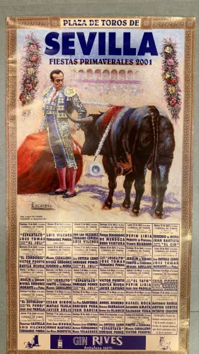 Cartazes de touradas espanholas ano 2001