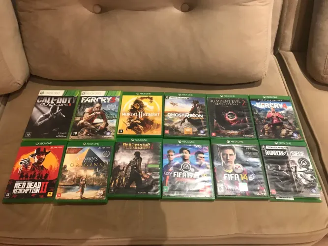 Vendo lote de jogos de Xbox one