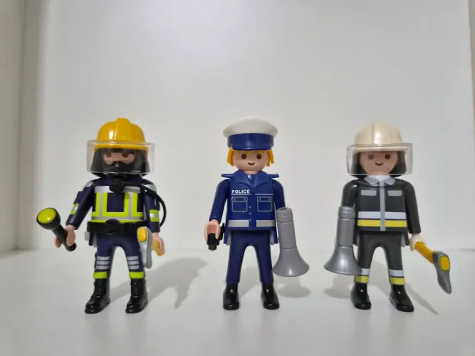 Playmobil Kit Bombeiros/Policial/Piratas