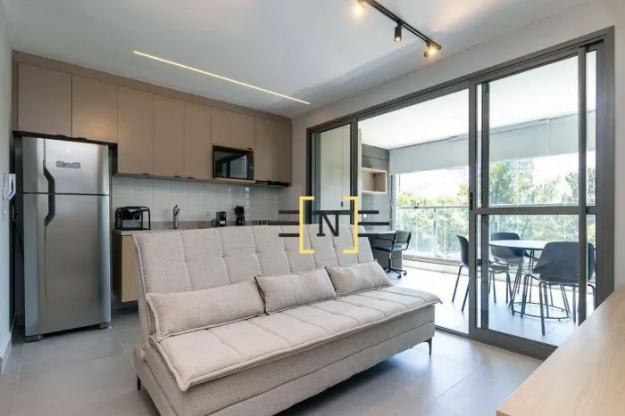 Apartamento com 1 dormitório para alugar, 53 m² por R$ 7.673/mês - Higienópolis - São Paul