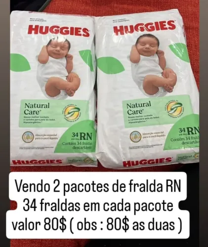 Fraldas descartáveis