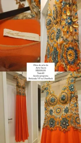 LINDO VESTIDO DE FESTA