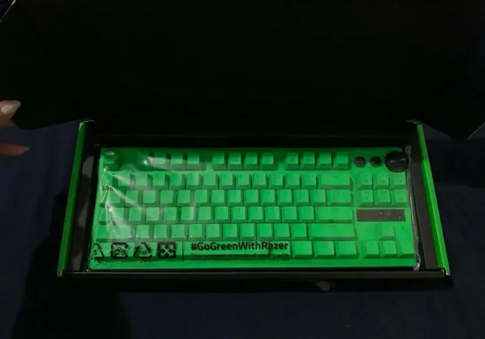 Teclado Razer Huntsman V3 Pro Tenkeyless 8kHz edição especial verde-limão (novo, na caixa)