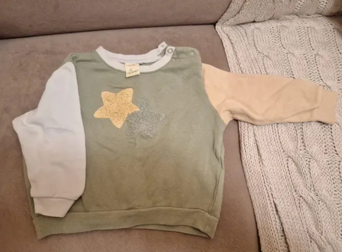 Blusa de moletom fininho Alana 86cm